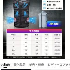 空調服ファン・バッテリー付きの画像