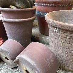 陶器植木鉢　No.2の画像