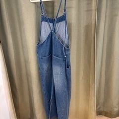 オーバーオール　ワンピース　デニムの画像