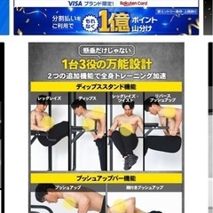 懸垂マシン  補助ベルト付き！の画像