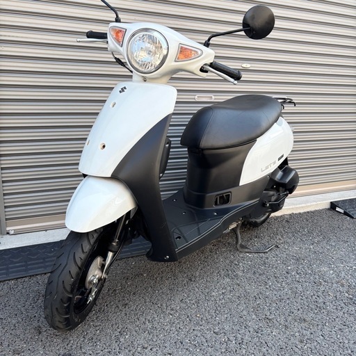 4203.自賠責R8年1月まで　超高年式、低走行　現行型レッツ　SEPエンジン　シート新品　千葉県柏市　即日配送、自走引き取りも可能