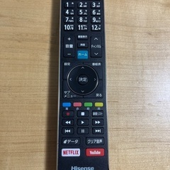 ハイセンス　65型　4K液晶テレビの画像