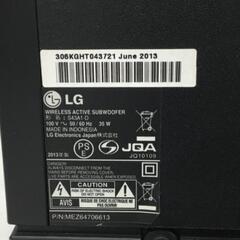LG WIRELESS ACTIVE SUBWOOFER ワイヤレスアクティブサブウーファー S43A1-D オーディオ機器の画像