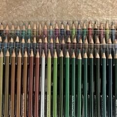 メタリックの色鉛筆72色セットの画像