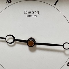 SEIKO セイコー　DECOR 置き時計☆広島信用金庫☆昭和レトロ☆インテリア小物☆ジャンク品☆日本製の画像