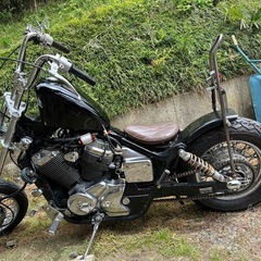 シャドウ400フルカスタム タンク付き 車検2年付き
 の画像