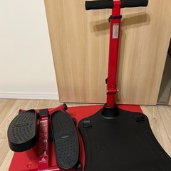 ナイスデイ 健康ステッパー レッド ダイエット 筋トレの画像