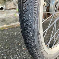 自転車店から出品/ 20インチ折り畳み/タイヤほとんど新品/走行少なし/防犯登録ok の画像