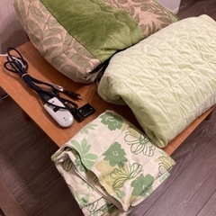 こたつ 掛け布団 敷布団 付きの画像