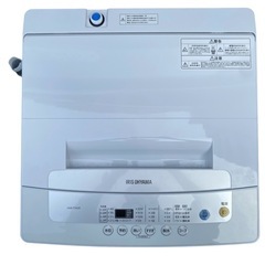 ★アイリスオーヤマ 全自動洗濯機 IAW-T502E 2020年製の画像