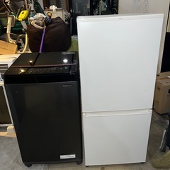 お得/美品/アイリスオーヤマ&アクア/洗濯機/冷蔵庫/2点セット/送料設置無料！の画像