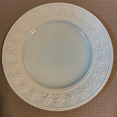 WEDGWOOD ウエッジウッド　ブルーアイボリープレート　2枚セットの画像