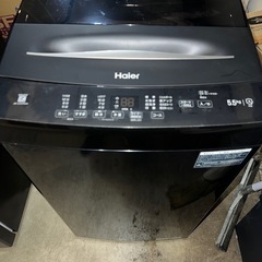 絶対お得/TOSHIBA/Haier/冷蔵庫.洗濯機/ブラック２点セットの画像
