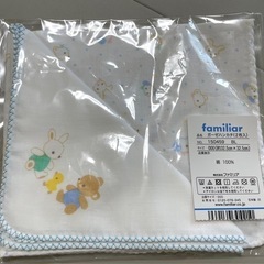 新品 ファミリア スタイ 汗取りパット ガーゼハンカチ の画像