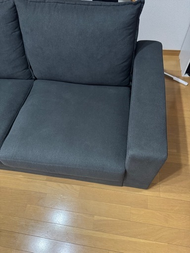 3人掛けカウチソファ(使用1年未満)