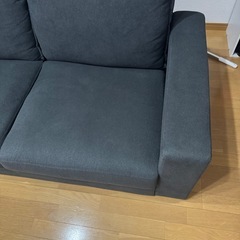 3人掛けカウチソファ(使用1年未満)の画像