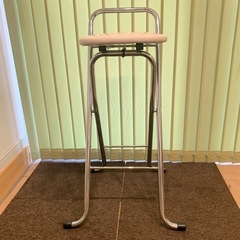 カウンター椅子　折りたたみ　ハイチェア　の画像