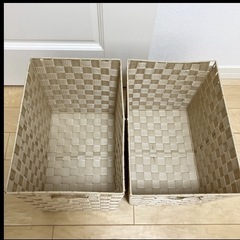 収納ケース　カゴの画像