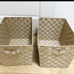 収納ケース　カゴの画像