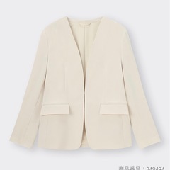 GU　ノーカラージャケットの画像