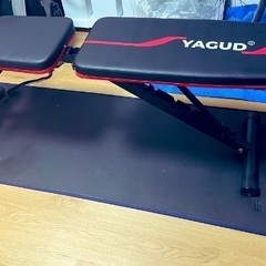 バーベルセット(40Kgまで)・折りたたみトレーニングベンチの画像