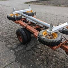 トレッカー + ドーリー セット レッカー レスキュー 故障 車検無し 車両 合法的運搬 希少の画像