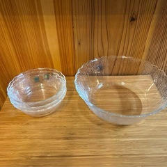 HOYAクリスタル　サラダボウルセットの画像
