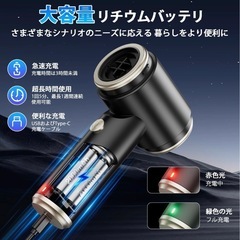 新品❤️ハンディクリーナー コードレス強力吸引力【吹き飛ぶ/吸い込む/空気入/空気抜き】の画像
