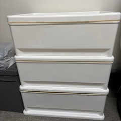 ニトリ　リビングチェスト3段の画像
