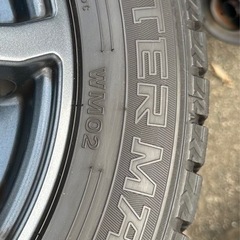 軽自動車アルミとタイヤ４本のセットですの画像