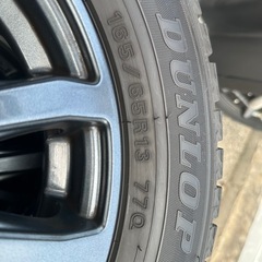 軽自動車アルミとタイヤ４本のセットですの画像