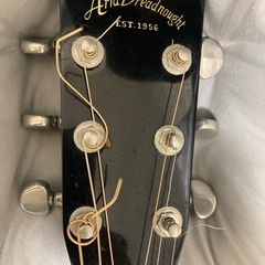 値引き歓迎　在庫限り ヴィンテージ  ARIA DREAD NOUGHT アコースティックギター ＡＦー２５ＢＫ　NO.0702846の画像