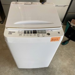 NO B455🌈福岡市内配送設置無料✨🌈ハイセンス 5．5kg全自動洗濯機 e angle select 白 HW-55E2W 2024年の画像