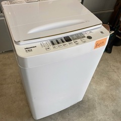 NO B455🌈福岡市内配送設置無料✨🌈ハイセンス 5．5kg全自動洗濯機 e angle select 白 HW-55E2W 2024年の画像