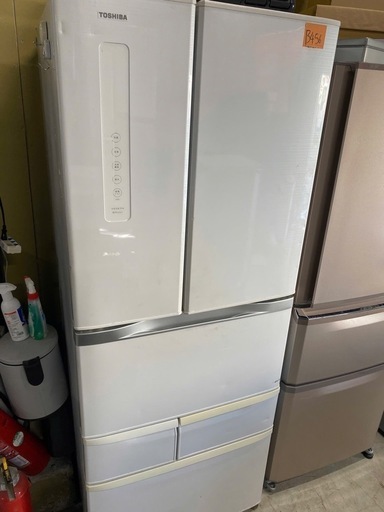 NO B456?福岡市内配送設置無料✨?東芝 TOSHIBA 冷蔵庫 VEGETA スタンダードモデル 481L フレンチドア シェル