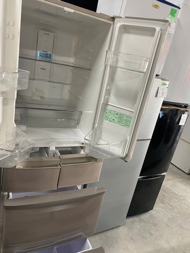 NO B457?福岡市内配送設置無料✨?日立 HITACHI 冷蔵庫（415L・フレンチドア） R-SF42BM