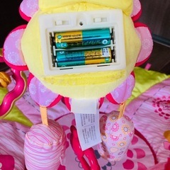 ベビープレイマット　ピンク　中古の画像