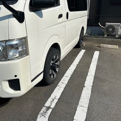  ハイエース　社外ホイールの画像