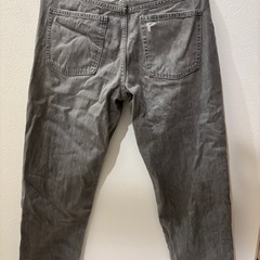 【試着のみ美品】ユニクロ デニム グレー 25の画像