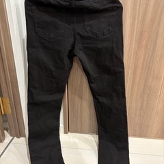 【未使用】マックハウス デニム スキニー 黒 28の画像