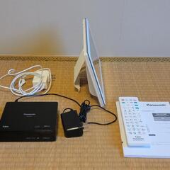 パナソニック　プライベートビエラ　１０インチ　ポータブルテレビ　の画像