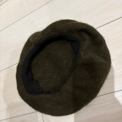 ベレー帽 カーキ 57cmの画像