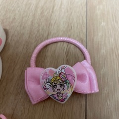 女の子　アナ雪　キッズ指輪ゆびわ　ヘアゴム　小物入れの画像