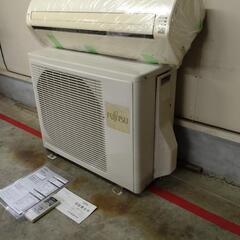 FUJITSU　ルームエアコン AS-E28T-W AO-E28T 中古（ガス抜けの為ジャンク扱いで…）の画像