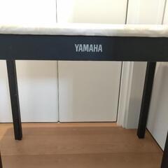 YAMAHA　ピアノ椅子　調節不可　布張り交換　オリジナルの画像