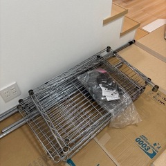 ⭐︎ルミナスのスチールラック⭐︎使用1年のほぼ美品です⭐︎工具なしで組み立て可能の画像
