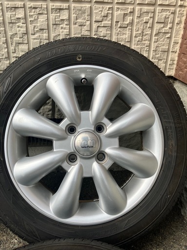 ララパーム 14in 4.5J +43 PCD100 155/65-14タイヤ付