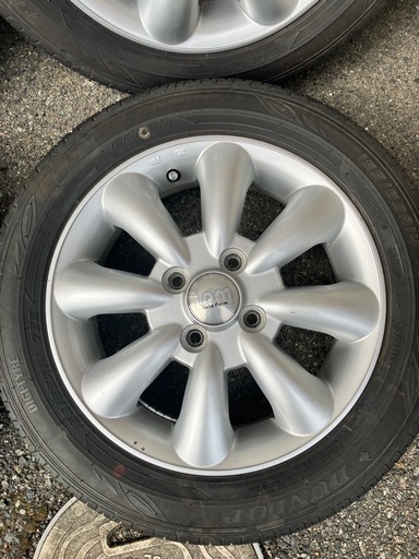 ララパーム 14in 4.5J +43 PCD100 155/65-14タイヤ付