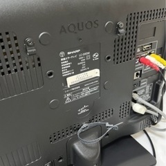 AQUOSテレビ SHARP lc-20e90中古の画像