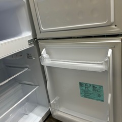 万代店　Haier 85L 2ドア冷蔵庫 JR-N85B 白 2018年製 ハイアールの画像